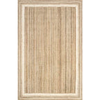 nuLOOM Rikki Coastal Braided Jute Area Rug, 8' Square, Off-white - color: Off White, size: 8' x 8' (Square)