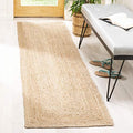 SAFAVIEH Cape Cod Collection Runner Rug - 2'3" x 15', Natural Brown, Handmade Braided Flat Weave Jute (CAP252A) - size: 2'3" x 15' (Runner)