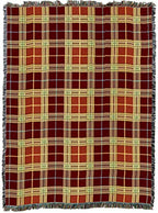 Pure Country Weavers Plaid Blanket Woods - Patterns Gift Tapestry Throw Woven from Cotton - Made in the USA (72x54) - color: Woods