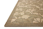 Loloi Chris Loves Julia Rue Collection RUE-02 Olive/Sage 2'-3" x 3'-9" Accent Rug Jute Neutral Floral Living Room Bedroom Rug - color: Olive / Sage, size: 2'3" x 3'9" (Rectangular)