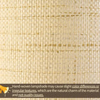 GO&SO Medium Drum Lamp Shades Set of 2 Woven Lampshades, 13" L x 13" H (E26 Spider),Farmhouse Lampshades for Table Lamp & Bedside Lamps, Replacement Lamp Shade In Hand Crafted,Easy Assembly Required - color: Hand-woven fabric, size: 13*13*10IN-2PC