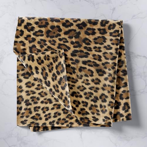 Feelyou Leopard Print Tapestry Cheetah Decor Wall Hanging Geometric Wall Tapestry African Safari Animal Tapestries Modern Abstract Pattern for Kid Boy Men Artwork Home Decor Small 51"x59" - color: Black Brown, size: 59"L x 51"W