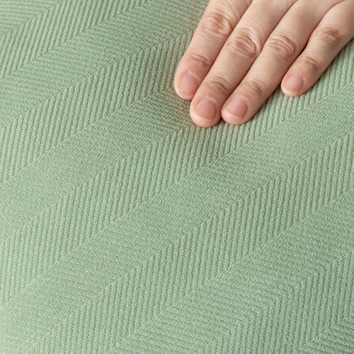 Set of 2 Decorative Fringe Throw Pillow Covers Chenille Pillow Covers Elegant Design Pillowcase Soft Tassels Cushion Cover for Couch Bed Home Decor,20×20 Inch,Sage Green - color: Sage Green, size: 20" x 20" (Pack of 2)