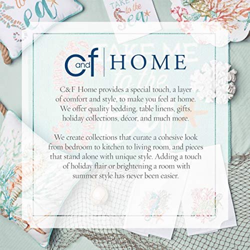 C&F Home Coral Starfish Shaped Decorative Accent Throw Pillow 25" x 25" All Seasons Summer Beach Coastal Nautical Home Living Room Couch Chair Sofa Bed Bedroom Decor Decoration 25" x 25" Coral - color: Coral