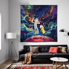 ENMOON Funny Anime Tapestry for Teen Girls Men Bedroom Living Room Dorm Decor(48 * 48 inch)