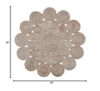 SAFAVIEH Natural Fiber Round Collection 3' Round Grey NF363C Handmade Boho Charm Farmhouse Jute Area Rug - color: Grey, size: 3' (Round)