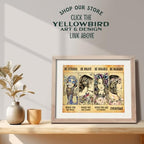Inspirational Boho Wall Art 11x14 - Be Strong Be Brave Be Badass Motivational Poster - Bohemian Butterfly Positive Quotes for Women - Feminist Empowerment Gifts - Girls Teen Bedroom Hippie Room Decor - size: 11"L x 14"W