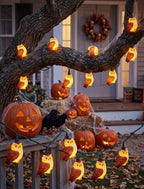 8.5ft Owl Christmas Outdoor String Lights with 10 LED Bulbs, Shatterproof Fairy Lights Plug in for Xmas - color: Multicolor Owl