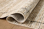 Loloi Jeremiah Brent Bleecker Collection BLE-05 Natural/Charcoal 2'-7" x 10'-0" Runner Rug - color: Natural / Charcoal, size: 2'7" x 10' (Rectangular)