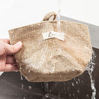 Hanging Basket, 6 Pack Wall Baskets, Wall Hanging Storage Bag Linen Small Hanging Storage Baskets for Organizing for Toy Makeup Kit Small Stuff, Flower Plant Wall Basket Decor - style: Style 2