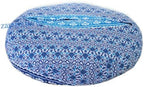 Decorative Ombre Mandala Large Round Pillow Sham Floor Cushion Bohemian Ottoman Pouf Footstool Case Outdoor Yoga Mat Boho Decor Sofa Cover