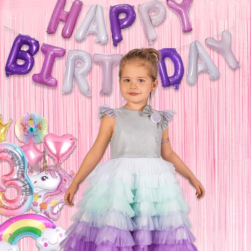 Pastel Pink Party Backdrop Decoration - GREATRIL Baby Pink Foil Fringe Streamers for Baby/Boo Day/Valentines/Cowgirl/Sweet/Cloud/Unicorn/Princess/Bow Themed - 3.2ft X 8.2ft - 2 Packs - color: Pastel Pink
