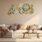 Tatuo 11 Pcs Boho Wall Basket Decor Bulrush Woven Wall Hanging Art Round Farmhouse Rustic Handmade Wicker for Summer Home, Bedroom, Living Room, Kitchen Decorations, Multi Sizes(Stylish) - style: Stylish