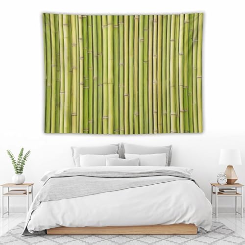 HZOHNAGO Bamboo Tapestry Chinese Style Green Pattern Printed Wall Tapestry Painting Wall Hanging for Bedroom Living Room Dorm 80" W x 60" H - color: Bamboo-7, size: 80"L x 60"W