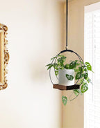 Hanging Planter for Indoor Plants Macrame Plant Hanger Hanging Plant Holder Stand for Window Wall Celling Decor Brown 2 Pack