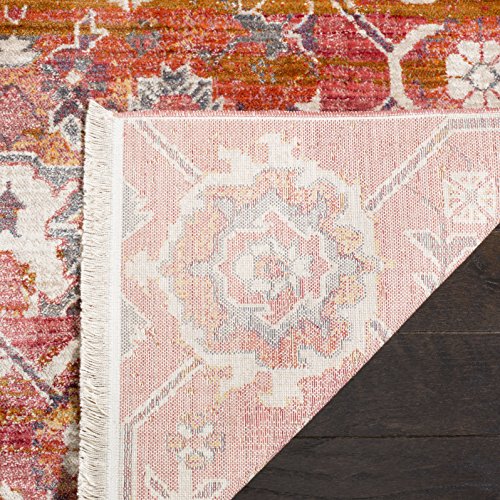 SAFAVIEH Persian Collection Runner Rug - 2'2" x 12', Red & Orange, Oriental Distressed Design, Non-Shedding & Easy Care, Ideal for High Traffic Areas in Living Room, Bedroom (VTP471Q) - size: 2'2" x 12' (Runner)