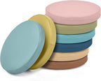 Juexica 8 Pcs Extra Thick Flexible Seating Floor Cushions Assorted Colored Floor Pillow Classroom Seat Cushions Soft Classroom Seating for Kids Learning Daycare School Chair(Advanced Color)