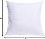 MIULEE Throw Pillow Insert Premium Pillow Stuffer Sham Square for Decorative Cushion Bed Couch Sofa 20x20 Inch