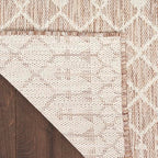Nourison Home Positano Beige 8' x 10' Area Rug - Easy Clean, Non Shedding, Bed Room, Living Room, Dining Room, Kitchen (8' x 10') - color: Beige, size: 8' x 10' (Rectangular)