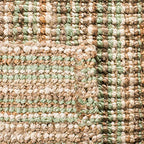 SAFAVIEH Natural Fiber Collection Runner Rug - 2'6" x 10', Sage & Natural Brown, Handmade Jute, Farmhouse Style, Chunky Textured Thick Pile (NF447S) - color: Sage/Natural, size: 2'6" x 10' (Runner)