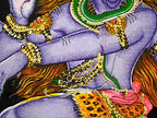 Dancing Shiva/Nataraja sequins Cotton Wall Hanging Yoga Painting : Size 43"x30" Inches - color: Dancing Shiva