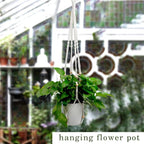 Hanging Planter for Indoor Plants,Macrame Plant Hanger,Plant Hanger,Hanging Plant Holder,Plant Hangers,Plant Hangers Indoor,Plant Holder,Macrame Plant Hangers Indoor with 12 Wood Beads