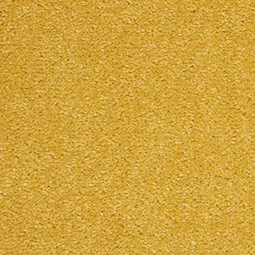 Nourison Home Nourison Essentials Yellow 2'2" x 7'6" Area Rug - Easy Clean, Non Shedding, Bed Room, Living Room, Dining Room, Kitchen (8' Runner) - color: Yellow, size: 2'2" x 7'6" (Runner)