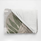 Boho Mid Century Throws Blankets Beige Yellow Modern Abstract Throw Blankets Minimalist Sun Boho Geometric Aesthetic Soft Warm Bed Bedding Women Blankets for Couch Bedroom Office 40"x50"
