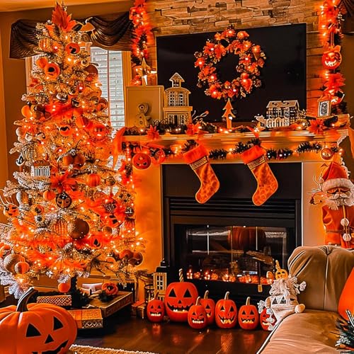 Ineximun 24 Pack LED Fairy Lights Battery Operated 7Ft 20Led Mini String Lights Waterproof Christmas for Mason Jars Bedroom DIY Party Wedding Christmas Decor Orange - color: Orange