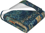 Deer Throw Blanket Soft Flannel Blanket 60"x50" in Bed Blanket Home Decor for Room Sofa Couch All Season