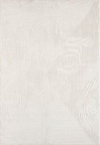 Abani Zen 2' x 3' Cream Rug – Neutral Layered Wavy Borders Pattern, Small Soft Accent Rug for Entryway & Bedroom, Durable & Easy to Clean - size: 2' x 3'