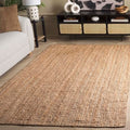 SAFAVIEH Natural Fiber Collection Accent Rug - 4' x 6', Natural, Handmade Farmhouse Jute, Ideal for High Traffic Areas in Entryway, Living Room, Bedroom (NF730C) - color: Natural, size: 4' x 6' (Rectangular)