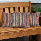 EKOBLA Square Throw Pillow Cover 12x20 Inches - color: Multi-bs01, size: 20" x 12" (Pack of 1)