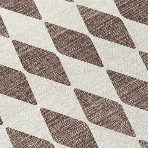 Addison Rugs Chantille ACN578 Brown 1'8" x 2'6" Indoor Outdoor Area Rug, Easy Clean, Machine Washable, Non Shedding, Bedroom, Living Room, Dining Room, Kitchen, Patio Rug - color: Brown, size: 1'8" x 2'6" (Rectangular)