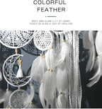 5 Pack Moon Phase Dreamcatcher Set Boho Wall Decor, Boho Macrame Wall Hanging Dream Catchers, for Home, Bedroom, Living Room, Witchy Gifts (Grey)