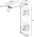 Impresa Suction Cup Window Plant Hanger - 2-Pack, Glossy Green Acrylic Easy Install Hook for Hanging Plants - Indoor & Outdoor Use Window Suction Cups & Hooks