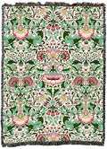 Pure Country Weavers William Morris Lodden Rose Blanket XL - Arts & Crafts - Gift Tapestry Throw Woven from Cotton - Made in the USA (82x62) - color: Rose, size: X-Large