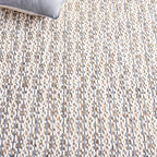 SAFAVIEH Natural Fiber Collection Area Rug - 2'3" x 8' Runner, Natural & Blue, Handmade Jute & Wool, Ideal for Living Room, Hallway, Foyer, Entryway, Bedroom (NFB225N) - color: Natural/Blue, size: 2'3" x 8' (Runner)
