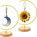 YY YEARCHY Awesomes Terrarium Ornament Display Stand Metal Stand Air Plant Stand Flower Pot Stand Holder Iron Pothook Stand for Hanging Glass Terrarium Globe Ball (2, Bright Gold)