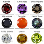 Gemstone Silver Plated Band Ring Men & Women All Size Gift Item Handmade Jewelry CRG1269AA