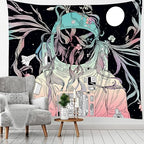 Starry Sky Astrology Tapestry – Celestial Space Constellation Wall Hanging for Bedroom, Living Room, Office - color: Astronaut, size: 59"L x 51"W
