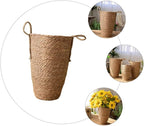 Handmade Rattan Flower Basket Decorative Plant Pot for Indoor Plants Vase Filler Boho Decor