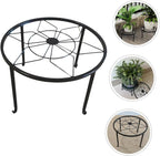 YARNOW Plant Stands Indoor Boho Plant Holders Rustic Metal Flowerpot Shelf for Home Decor Front Door