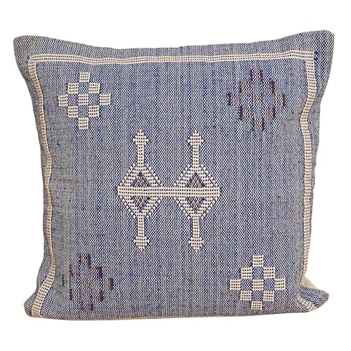 Indian Cotton Cushion Cover Sabra Kilim Pillow Cover Designer Decorative Sofa 18x18 Inche Handwoven Cushion Case for Farmhouse Home Decor Spring Decorative Pillow (Pattern 7) - color: Pattern 7