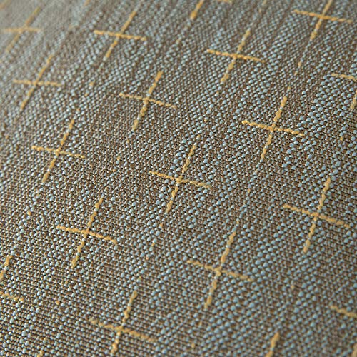 MIULEE Pack of 2 Decorative Burlap Linen Throw Pillow Covers Modern Farmhouse Pillowcase Rustic Woven Textured Cushion Cover for Sofa Couch Bed (18''x18'', Khaki) - color: Khaki, size: 18" x 18" (Pack of 2)