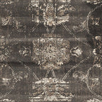 SAFAVIEH Vintage Collection Area Rug - 5'3" x 7'6", Soft Anthracite, Oriental Distressed Viscose Design, Ideal for High Traffic Areas in Living Room, Bedroom (VTG117-330)