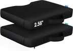 Stadium Seat Cushions for Bleacher, Portable Extra Thick Bleacher Cushion with Handle, Waterproof Stadium Seat Pads for Hard Chair for Baseball Football Outdoor Indoor Events, 2PCS