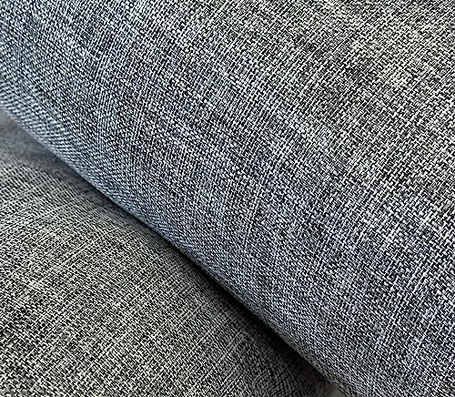 Aiking Home Imitation Burlap Lumbar Pillow Cover 12x24 Inch Vintage Faux Linen Rustic Natural Look, 1 Piece Elegance Farmhouse Style Accents Pillow Case for Indoor Use, Gray - color: Gray, size: 24" x 12" (Pack of 1)