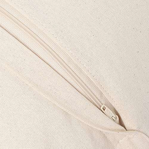 · REDEARTH · Handmade Boho Throw Pillow Covers - Bohemian Chic Farmhouse Style Accent Woven Indoor & Covered Patio Pillow Cushion Cases for Couch, Bed, Chair, Sofa, Bench – Set of 2 (18"x18", Natural) - color: Ziggurat Obsession Natural, size: 18" x 18" (