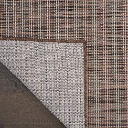 Nourison Home Positano Natural 2'2" x 12' Area Rug - Easy Clean, Non Shedding, Bed Room, Living Room, Dining Room, Kitchen (12' Runner) - color: Natural, size: 2'2" x 12' (Runner)